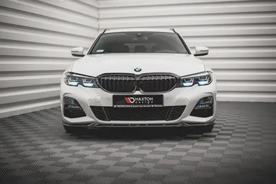 Maxton Design Splitter-Set für BMW 3er M-Paket Touring G21 – Schwarz glänzend
