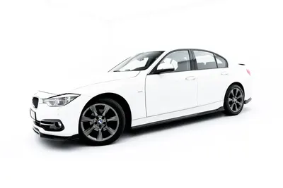 Maxton Design Splitter-Set für BMW 3er Sportline Limousine F30 – Schwarz glänzend