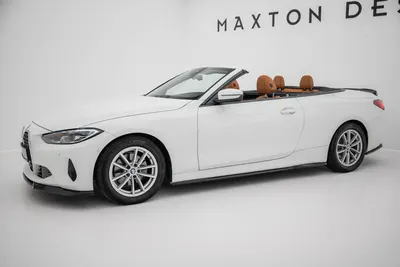 Maxton Design Splitter-Set für BMW 4er Coupé / Cabrio G22 / G23 – Schwarz glänzend
