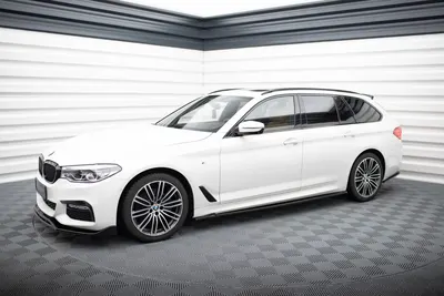 Maxton Design Splitter-Set für BMW 5er Touring M-Paket G31 – Schwarz glänzend