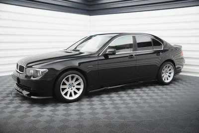 Maxton Design Splitter-Set für BMW 7er E65 – Schwarz glänzend