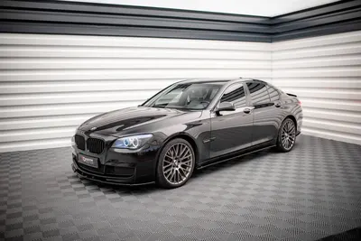 Maxton Design Splitter-Set für BMW 7er M-Paket F01 – Schwarz glänzend