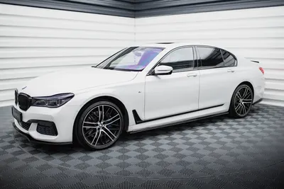 Maxton Design Splitter-Set für BMW 7er M-Paket G11 – Schwarz glänzend