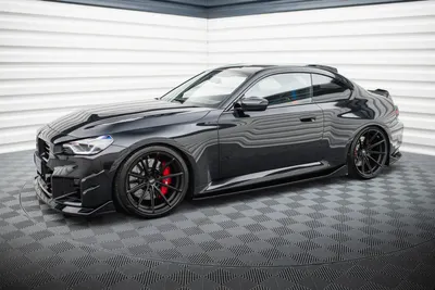 Maxton Design Splitter-Set für BMW M2 G87 – Schwarz glänzend