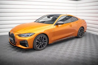 Maxton Design Splitter-Set für BMW M440i Coupé G22 /G22 Facelift – Schwarz glänzend