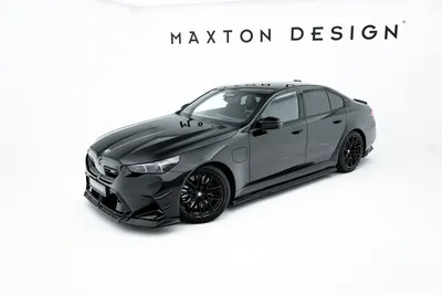 Maxton Design Splitter-Set für BMW M5 Limousine G90 – Schwarz glänzend