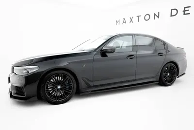 Maxton Design Splitter-Set für BMW M550i Limousine G30 – Schwarz glänzend