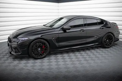 Maxton Design Splitter-Set für BMW M8 Gran Coupé F93 – Schwarz glänzend