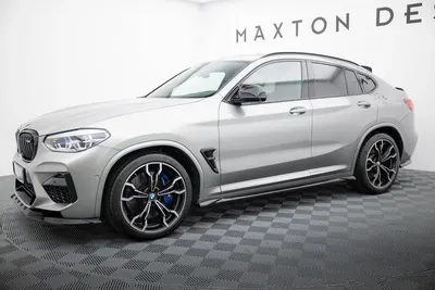Maxton Design Splitter-Set für BMW X4 M F98 – Schwarz glänzend