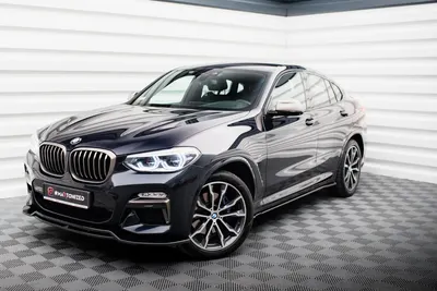 Maxton Design Splitter-Set für BMW X4 M-Paket G02 – Schwarz glänzend