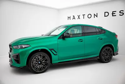 Maxton Design Splitter-Set für BMW X6 M F96 Facelift – Schwarz glänzend