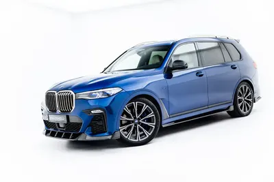 Maxton Design Splitter-Set für BMW X7 M-Paket G07 – Sichtcarbon (Prepreg)