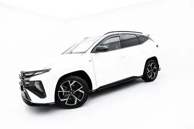 Maxton Design Splitter-Set für Hyundai Tucson N-Line Mk4 Facelift – Schwarz glänzend