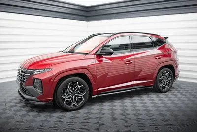 Maxton Design Splitter-Set für Hyundai Tucson N-Line Mk4 – Schwarz glänzend