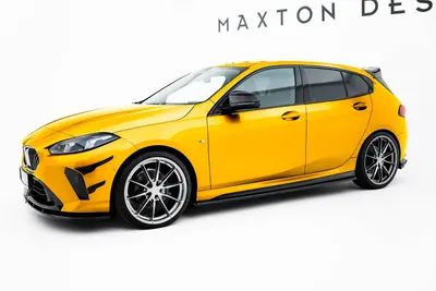 Maxton Design Splitter-Set V.1 für BMW 1er M-Paket F70 – Schwarz glänzend