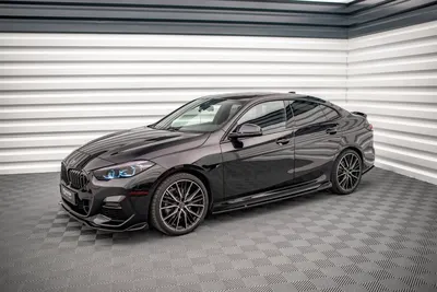 Maxton Design Splitter-Set V.1 für BMW 2er Gran Coupé M-Paket F44 – Schwarz glänzend