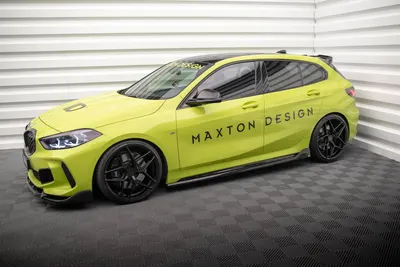 Maxton Design Splitter-Set V.1 für BMW M135i F40 – Schwarz glänzend