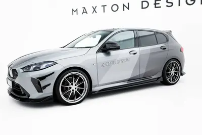 Maxton Design Splitter-Set V.2 für BMW M135i F70 – Schwarz glänzend
