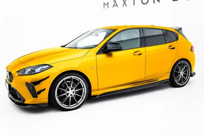 Maxton Design Splitter-Set V.3 für BMW 1er M-Paket F70 – Schwarz glänzend