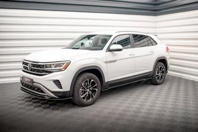 Maxton Design Splitter-Set für VW Atlas Cross Sport – Schwarz glänzend