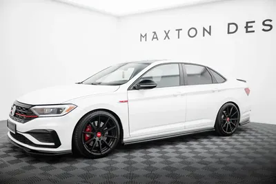 Maxton Design Splitter-Set für VW Jetta GLI Mk7 – Schwarz glänzend