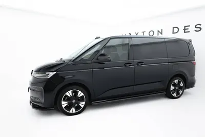 Maxton Design Splitter-Set für VW Multivan Long T7 – Schwarz glänzend