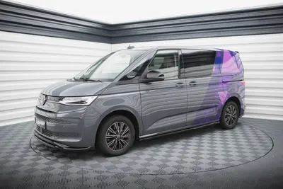 Maxton Design Splitter-Set für VW Multivan T7 – Schwarz glänzend