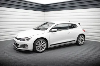 Maxton Design Splitter-Set für VW Scirocco Mk3 Facelift – Schwarz glänzend