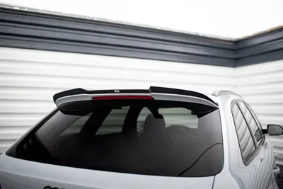 Maxton Design Spoilerlippe für Audi A4 Competition Avant B8 Facelift – Schwarz glänzend