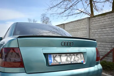 Maxton Design Spoilerlippe für Audi A4/S4 B5 Limousine – Schwarz glänzend