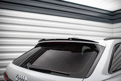 Maxton Design Spoilerlippe für Audi A6 Avant / A6 Allroad / A6 S line Avant / S6 Avant C8 / C8 Facelift – Schwarz glänzend
