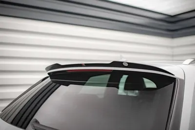 Maxton Design Spoilerlippe für Audi Q3 Sport 8U Facelift / S line 8U – Schwarz glänzend