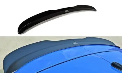 Maxton Design Spoilerlippe für Audi RS6 C5 Avant – Schwarz glänzend