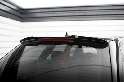 Maxton Design Spoilerlippe für Audi RS6 Avant C6 – Schwarz glänzend