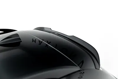 Maxton Design Spoilerlippe für BMW 3er Touring E91 – Schwarz glänzend