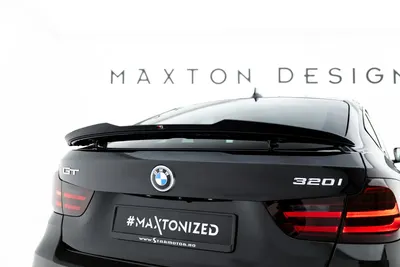 Maxton Design Spoilerlippe für BMW 3er GT M-Paket F34 – Schwarz glänzend