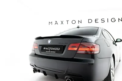 Maxton Design Spoilerlippe für BMW 3er M-Paket Coupé E92 – Schwarz glänzend