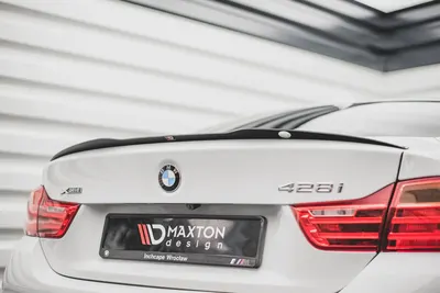 Maxton Design Spoilerlippe für BMW 4er F32 – Schwarz glänzend