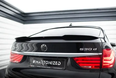 Maxton Design Spoilerlippe für BMW 5er GT F07 – Schwarz glänzend