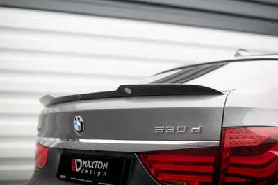 Maxton Design Spoilerlippe für BMW 5er GT M-Paket F07 – Schwarz glänzend