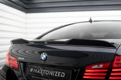 Maxton Design Spoilerlippe für BMW 5er M-Paket F10 – Schwarz glänzend