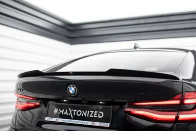 Maxton Design Spoilerlippe für BMW 6er GT G32 M-Paket – Schwarz glänzend