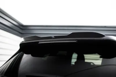 Maxton Design Spoilerlippe für BMW iX M-Paket i20 / i20 Facelift – Schwarz glänzend