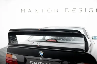 Maxton Design Spoilerlippe für BMW M3 / 3 M-Paket E36 Coupé GT Class – Schwarz glänzend