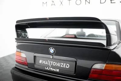 Maxton Design Spoilerlippe für BMW M3 / 3 M-Paket E36 Coupé GT Class – Schwarz glänzend
