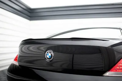 Maxton Design Spoilerlippe für BMW M6 / 6 E63 – Schwarz glänzend