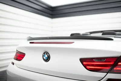 Maxton Design Spoilerlippe für BMW M6 / 6 M-Paket Cabriolet F12 – Schwarz glänzend