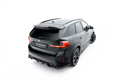 Maxton Design Spoilerlippe für BMW X1 M35i U11 – Schwarz glänzend
