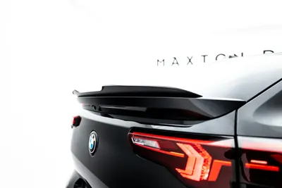 Maxton Design Spoilerlippe für BMW X2 M-Paket / iX2 U10 / BMW X2 M35i U10 – Schwarz glänzend