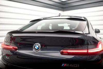 Maxton Design Spoilerlippe für BMW X4 M-Paket G02/G02 Facelift – Schwarz glänzend